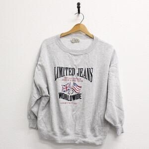 Vintage Limited Jeans Worldwide Sweatshirt Medium